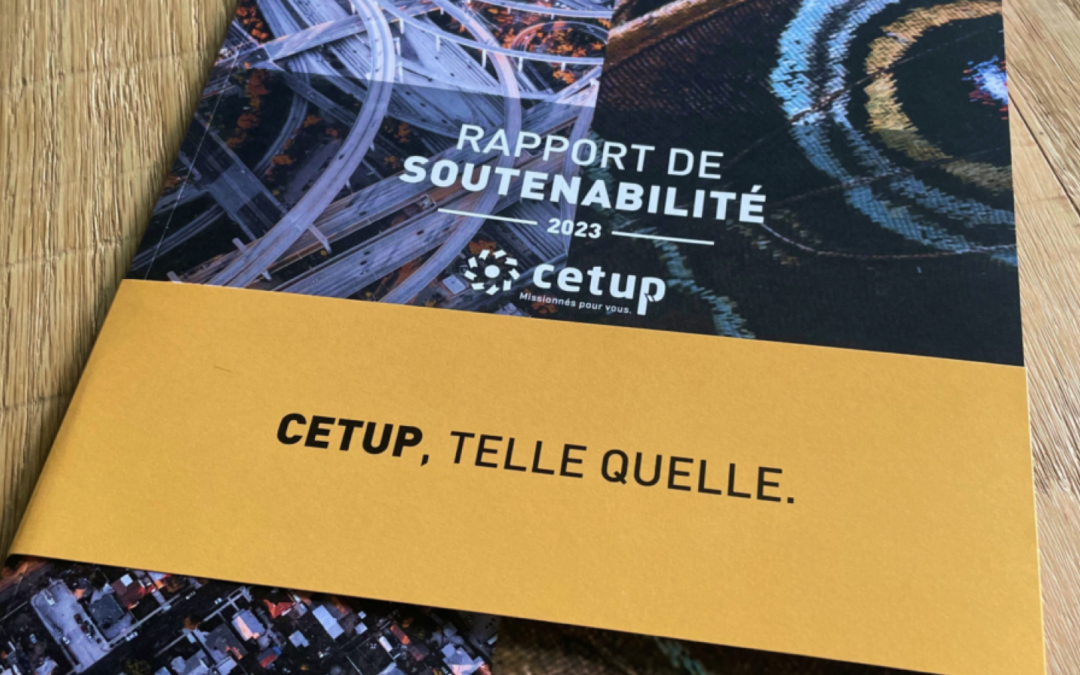 Cetup présente son premier Rapport de Soutenabilité